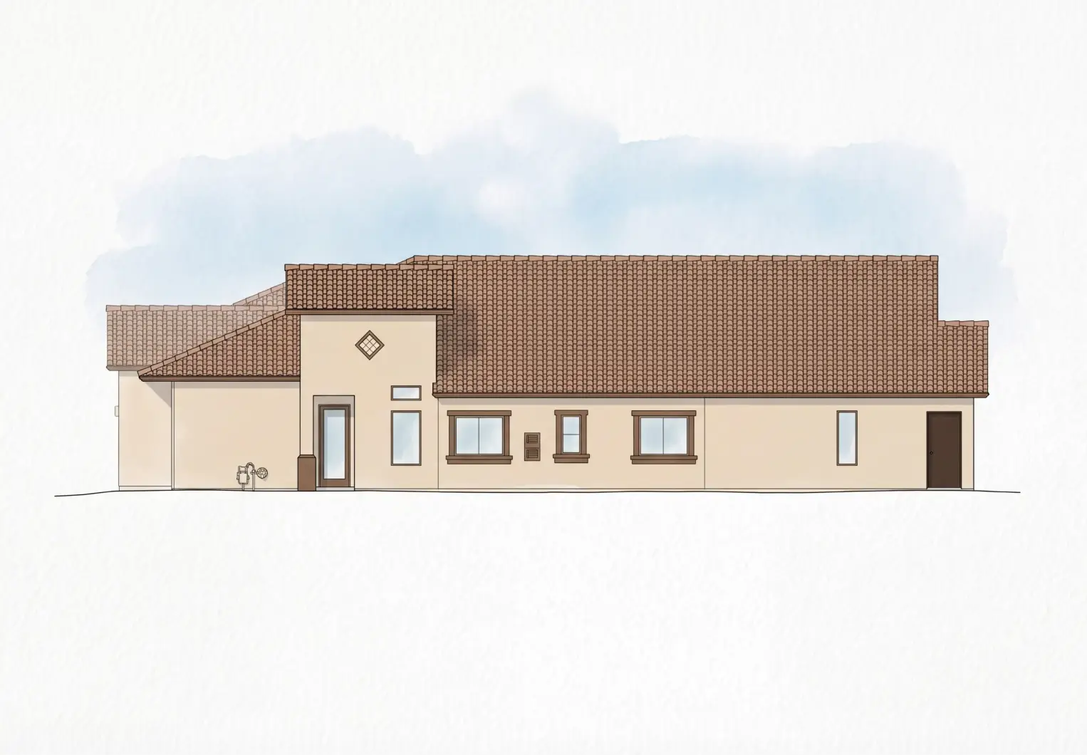 Left elevation