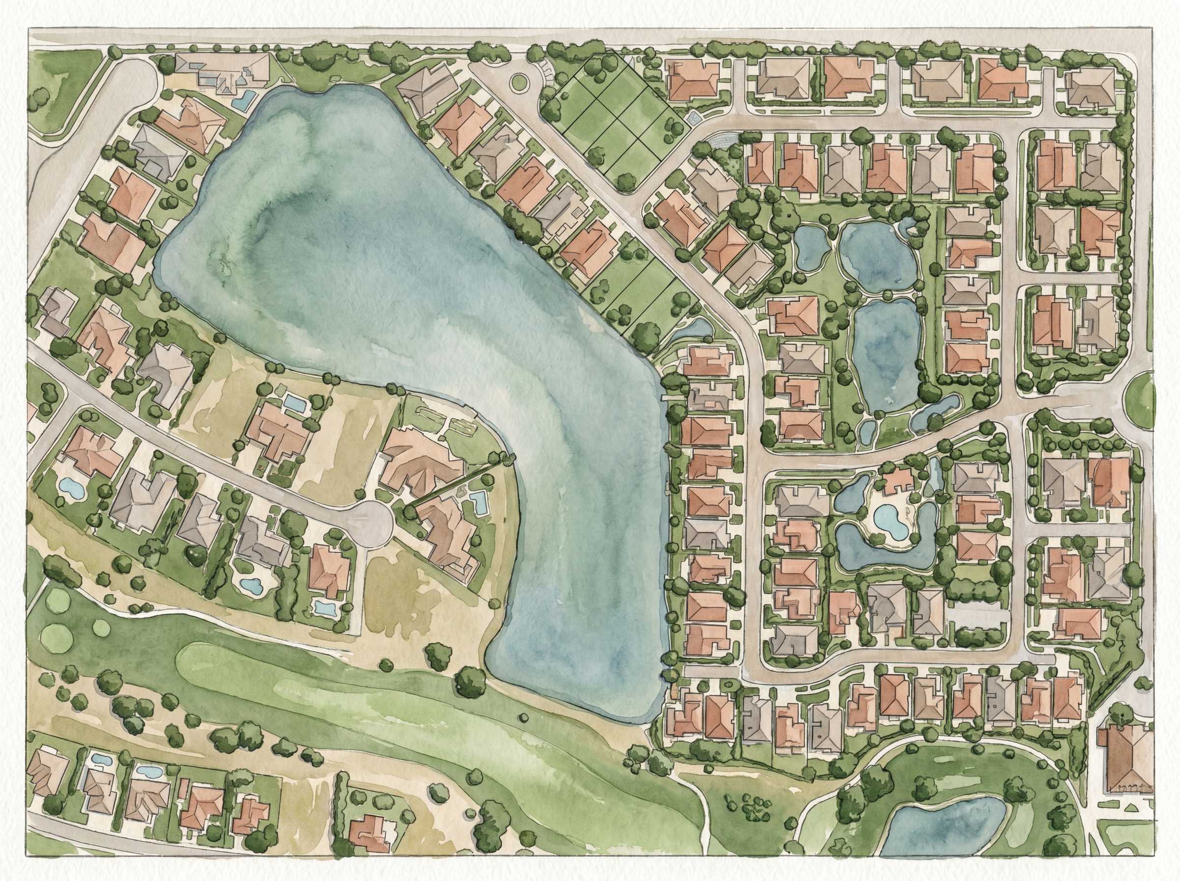 The Villas community site plan