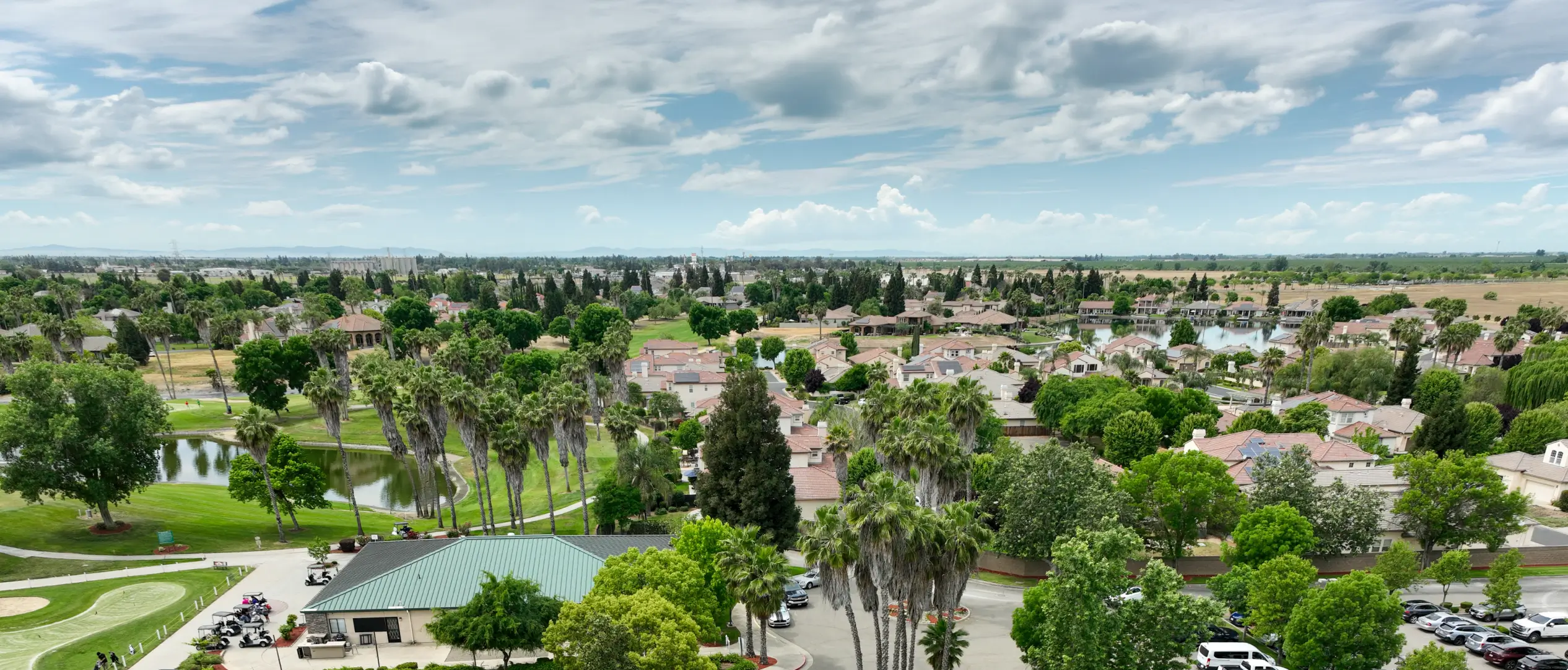 Aerial view of The Villas at Anabella Homes